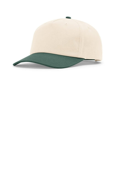 Richardson 5 - Panel Relaxed Gramps 356 - Richardson 356 Cream/ Cream/ Dark Green OSFA Caps