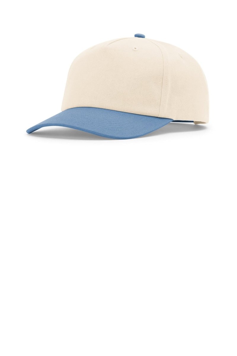 Richardson 5 - Panel Relaxed Gramps 356 - Richardson 356 Cream/ Cream/ Light Denim OSFA Caps