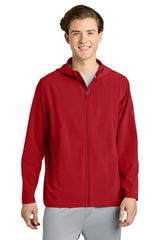 Richardson Barrage Hooded Wind Jacket RA7400FZH - Richardson RA7400FZH Red M Wind Jackets