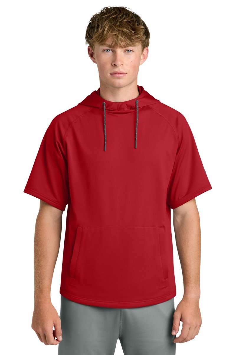Richardson Charge Performance Fleece Short Sleeve Hoodie RA7200SSH - Richardson RA7200SSH Red M Performance Hoodies