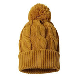 Richardson Chunk Twist Cuffed Beanie - Richardson 141R Camel One Size Beanies