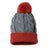 Richardson Chunk Twist Cuffed Beanie - Richardson 141R Heather Grey/ Rust One Size Beanies