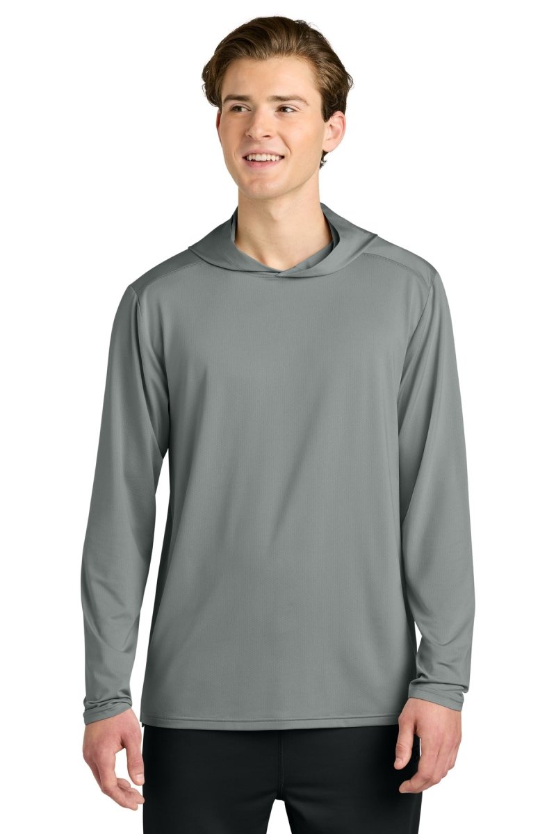 Richardson Clutch Long Sleeve Hoodie RA7110LSH - Richardson RA7110LSH Grey XS Performance Hoodies