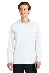 Richardson Clutch Long Sleeve Hoodie RA7110LSH - Richardson RA7110LSH White XS Performance Hoodies