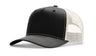 Richardson Five Panel Champ Trucker - Richardson 112FPC Black/Birch Adjustable Caps