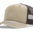 Richardson Five Panel Champ Trucker - Richardson 112FPC Khaki/Coffee Adjustable Caps