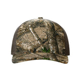 Richardson Five - Panel Printed Trucker Cap - Richardson 112PFP Blaze Duck Camo/ Blaze Adjustable Caps