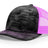 Richardson Five - Panel Printed Trucker Cap - Richardson 112PFP Kryptek Typhon/ Neon Pink Adjustable Caps