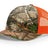 Richardson Five - Panel Printed Trucker Cap - Richardson 112PFP Realtree Edge/ Neon Orange Adjustable Caps