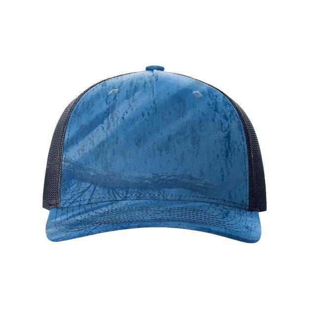 STAMPDNY 002 Structured Trucker CAPネイビー Richardson 112PFP Printed Trucker Cap | Wholesale Camo – Joe's USA