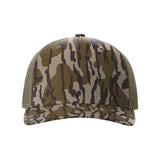 Richardson Five - Panel Printed Trucker Cap - Richardson 112PFP Realtree Escape/ Black Adjustable Caps