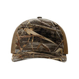 Richardson Five - Panel Printed Trucker Cap - Richardson 112PFP Realtree Escape/ Black Adjustable Caps