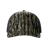 Richardson Five - Panel Printed Trucker Cap - Richardson 112PFP Realtree Escape/ Black Adjustable Caps