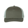 Richardson Five - Panel Trucker Cap - Richardson 112FP Beetle/ Quarry Adjustable Caps