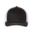 Richardson Five - Panel Trucker Cap - Richardson 112FP Black/ White Adjustable Caps