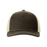 Richardson Five - Panel Trucker Cap - Richardson 112FP Chocolate Chip/ Birch Adjustable Caps