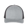 Richardson Five - Panel Trucker Cap - Richardson 112FP Heather Grey/ Black Adjustable Caps