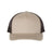 Richardson Five - Panel Trucker Cap - Richardson 112FP Khaki/ Coffee Adjustable Caps