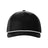 Richardson Five - Panel Trucker with Rope Cap - Richardson 112FPR Black/ White Adjustable Hats