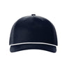 Richardson Five - Panel Trucker with Rope Cap - Richardson 112FPR Navy/ White Adjustable Hats
