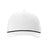 Richardson Five - Panel Trucker with Rope Cap - Richardson 112FPR White/ Black Adjustable Hats
