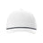 Richardson Five - Panel Trucker with Rope Cap - Richardson 112FPR White/ Navy Adjustable Hats