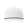 Richardson Five - Panel Trucker with Rope Cap - Richardson 112FPR White/ Navy Adjustable Hats