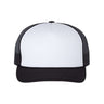 Richardson Foamie Trucker Cap - Richardson 113 White/ Black Adjustable Hats
