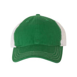 Richardson Garment - Washed Trucker Cap - Richardson 111 Texas Orange/ Khaki Adjustable Hats