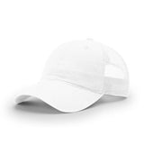 Richardson Garment - Washed Trucker Cap - Richardson 111 White Adjustable Hats