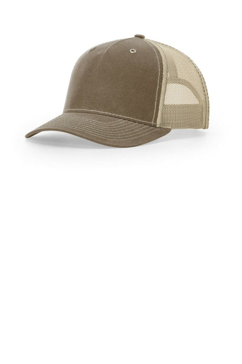 Richardson Hawthorne 112WH - Richardson 112WH Buck/ Khaki OSFA Caps