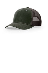Richardson Hawthorne 112WH - Richardson 112WH Dark Olive/ Coffee OSFA Caps