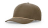 Richardson LASER PERF PERFORMANCE ROPE CAP - Richardson 355 Dark Loden/Tannin - Grey Adjustable Caps