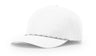 Richardson LASER PERF PERFORMANCE ROPE CAP - Richardson 355 White/White - Black Adjustable Caps