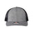 Richardson Low Pro Heather Trucker Cap - Richardson 115CH Black Heather/ Black Adjustable Hats