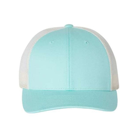 Richardson Low Pro Trucker Cap - Richardson 115 Aruba Blue/ Birch M/L Caps