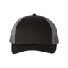 Richardson Low Pro Trucker Cap - Richardson 115 Black/ Charcoal M/L Caps