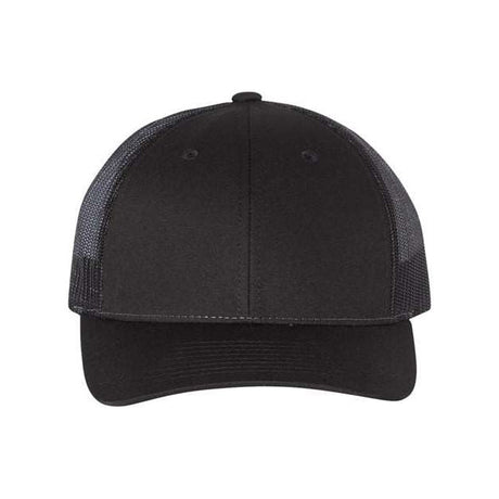 Richardson Low Pro Trucker Cap - Richardson 115 Black M/L Caps