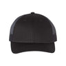 Richardson Low Pro Trucker Cap - Richardson 115 Black M/L Caps