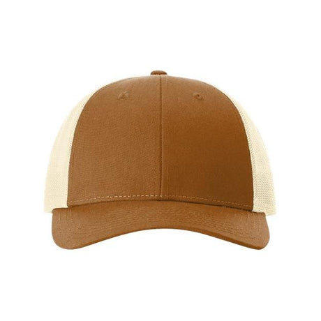 Richardson Low Pro Trucker Cap - Richardson 115 Carmel/ Birch M/L Caps