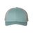 Richardson Low Pro Trucker Cap - Richardson 115 Smoke Blue/ Aluminum M/L Caps