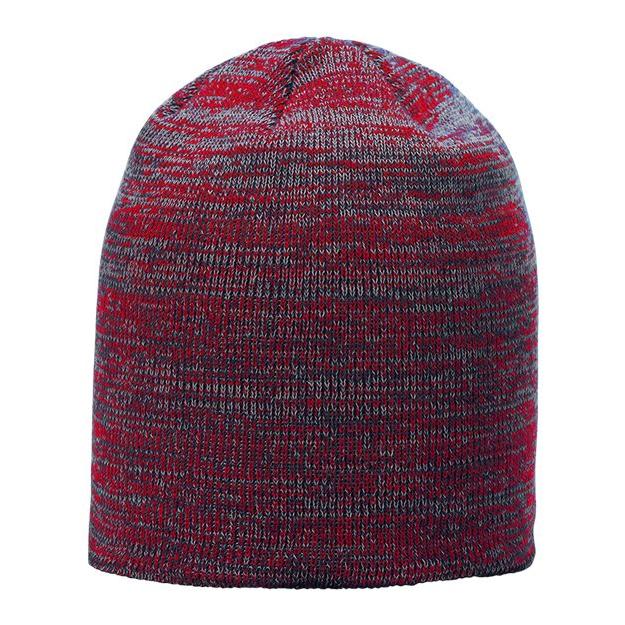 Richardson Marled Beanie - Richardson 130 Red/ Grey/ Charcoal One Size Beanies