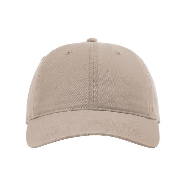 Richardson Peach Twill Dad Hat - Richardson 326 Dark Khaki Adjustable Hats