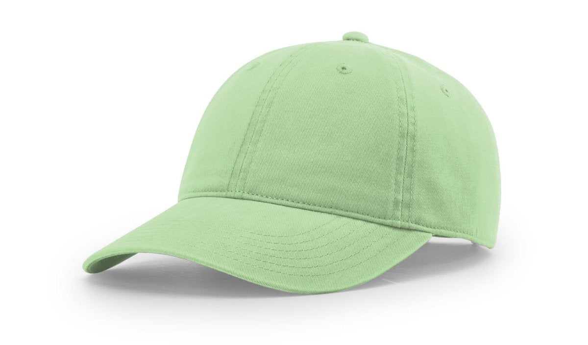 Richardson Peach Twill Dad Hat - Richardson 326 White Adjustable Hats