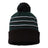 Richardson Pom Cuffed Beanie - Richardson 134 Dark Green/ Black/ White One Size Beanies