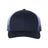 Richardson Printed Mesh Trucker Cap - Richardson 112PM Navy/ Navy to White Fade Adjustable Hats
