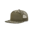Richardson Printed Seven - Panel Trucker Cap - Richardson 168P Mossy Oak Bottomland/Loden Adjustable Caps