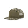 Richardson Printed Seven - Panel Trucker Cap - Richardson 168P Mossy Oak Bottomland/Loden Adjustable Caps