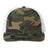 Richardson Printed Trucker Cap - Richardson 112P Army Camo/ White Adjustable Caps