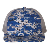 Richardson Printed Trucker Cap - Richardson 112P Realtree Original/ Black Adjustable Caps
